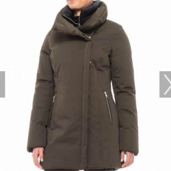 Sandova Gytha Asymmetrical Down Jacket with Inner Bib, Size Small, New condition - Picture 2 of 16